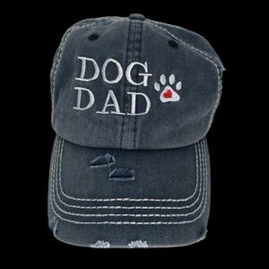 Dog Dad Distressed Ball Cap